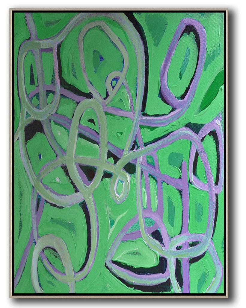 Vertical Contemporary Art #L15B - Click Image to Close